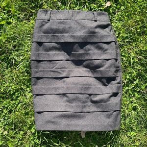BCX Grey Pencil Skirt